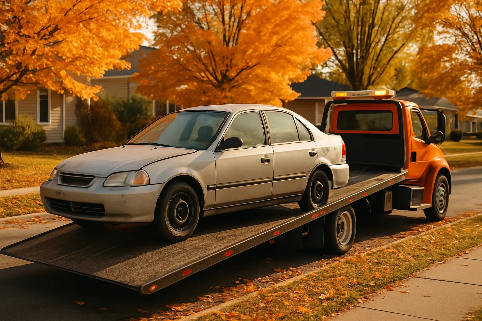 Free Scrap Car Pickup Fredericton: Same-Day Process