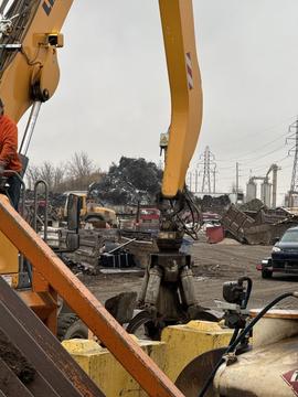 Sell My Scrap Car | Heavy Machinery at Scrap Metal Yard