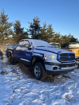 Sell My Scrap Car | Dodge Pickup Truck in Snow for Scrap Metal Recycling