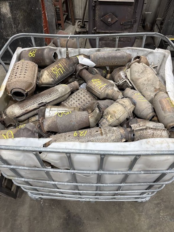 Catalytic Converters photographed during inventory preparation